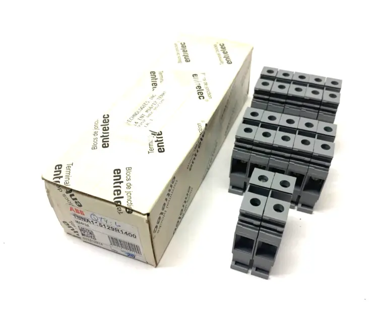 Used ABB ENTRELEC FEED-THROUGH TERMINAL BLOCK GRAY 12MM Terminal Blocks | Maverick Industrial Sales #1116919