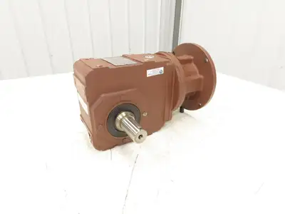 Stober drives K102VG0700MR141/050 Worm Gearbox 70:1 Reducer 0.3Hp 25rpm 145T