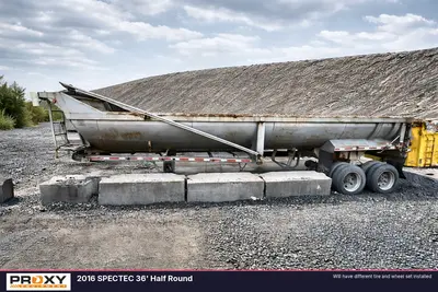 Used 2016 SPECTEC 36' HALF ROUND Dump Trailers New York US | Proxy Equipment #1382991
