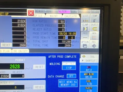 2016 TOSHIBA MACHINE EC250SXIIV50-U48-8B HORIZONTAL INJECTION MOULDING MACHINES | INJECTION DEPOT GROUP (16)