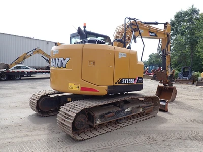 Used 2022 SANY SY155U Crawler Excavators Massachusetts US | Brookside Equipment Sales #1422162