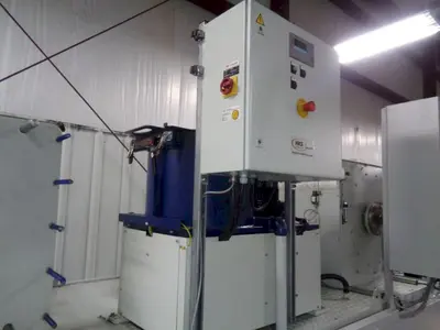 30 GPM ZYKLOMAT MODEL #AKBF-R CONTINUOUS FILTER COOLANT SYSTEM, WITH DRAG-OUT & TURBO-HKS CENTRIFUGE SEPERATOR: YOBRO #24734