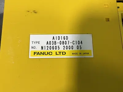 Used FANUC AID16D Input / Output Modules Ohio US | HGR 24 #1316358