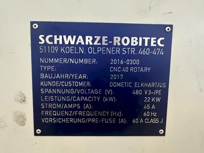 USED SCHWARZE ROBITEC SCHWARZE ROBITEC