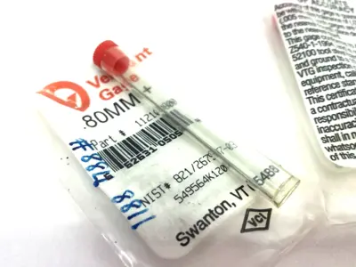 New | in-Stock Vermont Gage 0.80mm Plus Class ZZ Pin Gage LOT OF 2 Pin & Plug Gages Michigan US | Maverick Industrial Sales #1395616