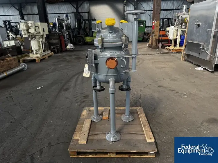 Used De Dietrich 10 Gal DeDietrich Glass Lined Reactor, 300/115# Reactors Ohio US | Federal Equipment Company #139991