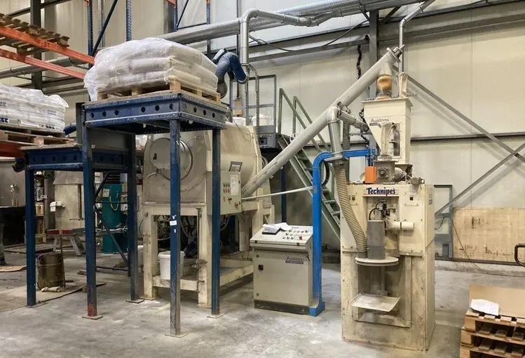 Used KEK GARDNER MIXER 1000L PLOUGSHARE + BAGGING UNIT Blowers BE | Apt International N.V #362695