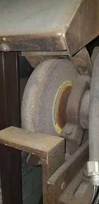 USED W.D. ALLEN 10'' DUAL WHEEL GRINDER