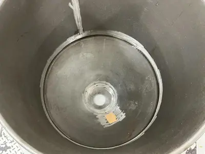 USED METAL FABRICATOR HOPPER