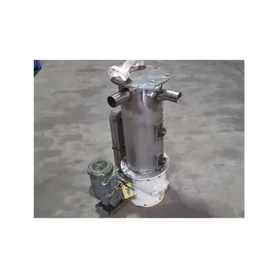 Used 10x12 Semco Rotary Airlock valve with Dual Shaft Agitated lump breaker