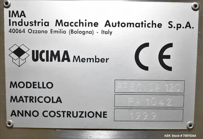 Used IMA PRECISA 12 Checkweighers - Pharma Tablet - Capsule Illinois US | Aaron Equipment #86665