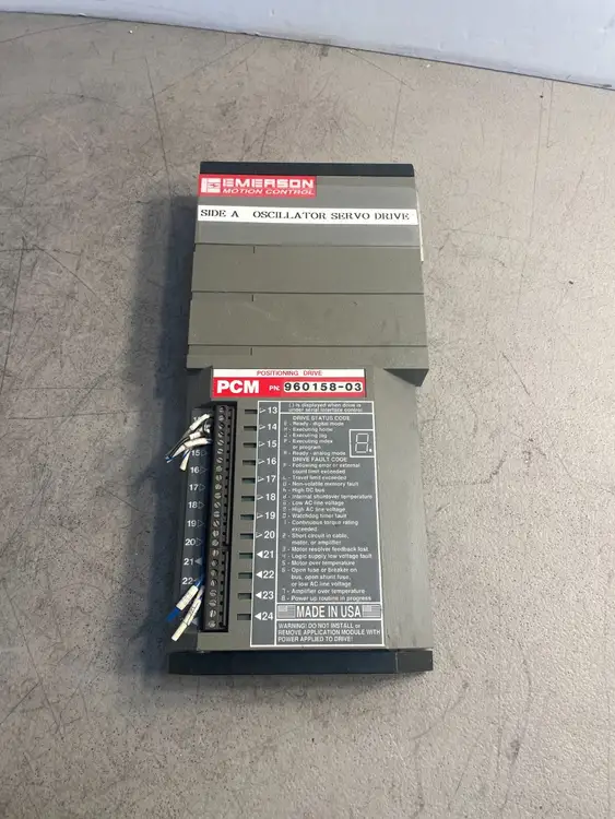 Used Emerson Emerson 960158-03 PCM Servo Drives | Palmetto Automation #1156331
