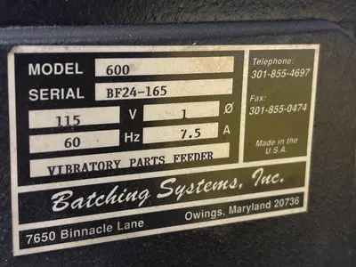 USED MOORE 100 MM BATCHER