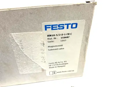 USED FESTO SOLENOID VALVE 5/2-WAY, MONOSTABLE