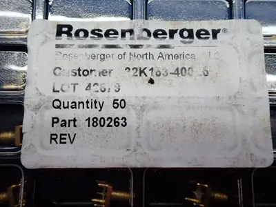 Used ROSENBERGER 32K153400L5 Connector Accessories | HGR 24 #753182