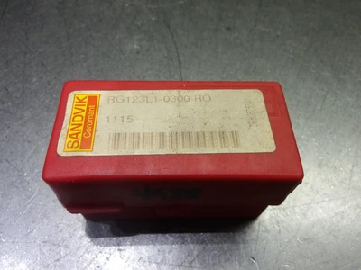 Sandvik Carbide Inserts QTY5 RG123L-0300-RO 1115 (LOC2635)
