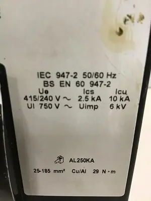 USED SQUARE D KAL36225