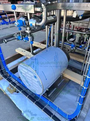 NEW CENTEC EMULSIFICATION SKID 10 GPM W/ 2 - 200L TANKS, FRISTAM FSP POWDER MIXER
