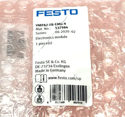 VMPA2-FB-EMG-4 | Festo  Electronics Module For Valve Manifold 537984 - New Other