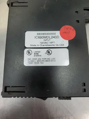 Used Horner Electric IC693MDL240D PLC Processors | Palmetto Automation #1154779