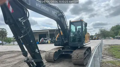 Used 2025 HYUNDAI HX160AL Crawler Excavators Florida US | National Equipment Dealers #1422276