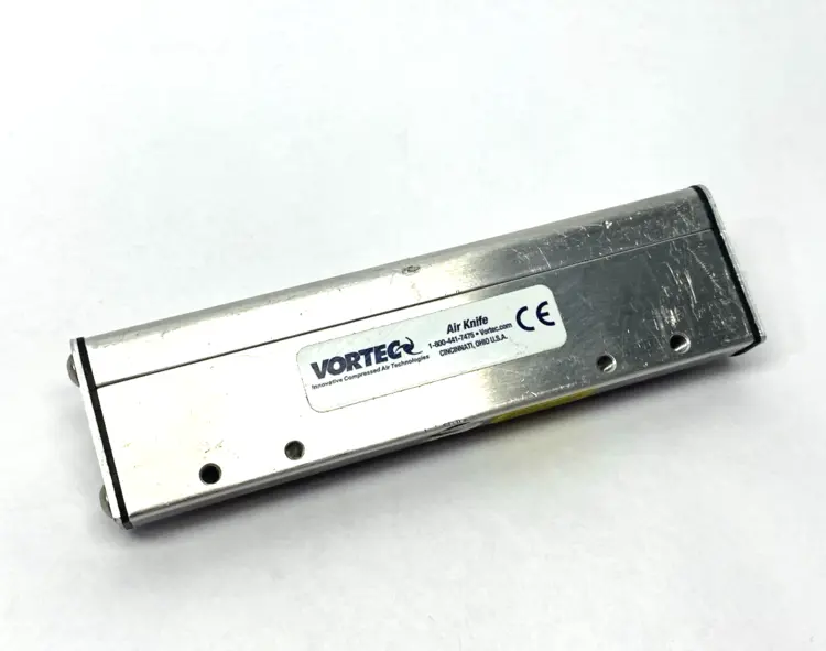 Used Vortec Aluminum Air Knife, Single Inlet, 1/4" FNPT, 6" Knife Length Air Tools, DC Electrical Tools & Accessories Michigan US | Maverick Industrial Sales #1454330