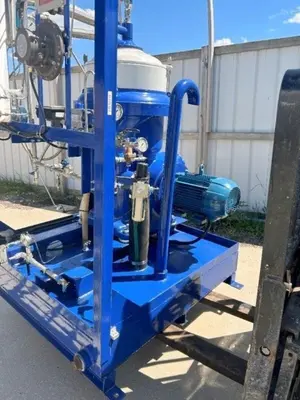 Alfa-Laval MOPX 207 SGT-24-60 oil purifier skid, SS.