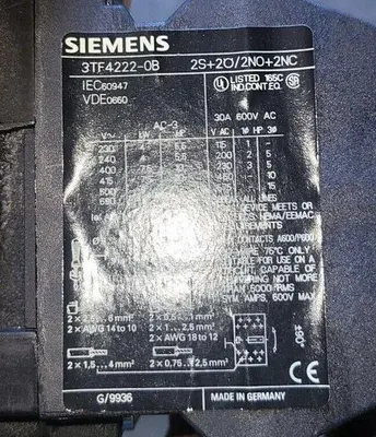USED SIEMENS 3TF4222-0B