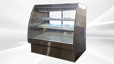 171-0313 60" Self Contained Full Service Seafood Meat Case Cooler