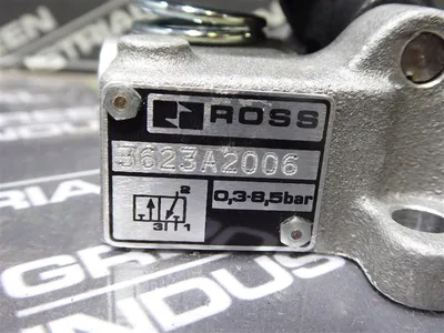 Ross 3623A2006 Series 36 1/4" Manual Vertical Lever Valve New NIB