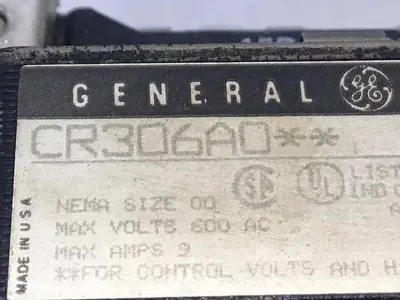 USED GENERAL ELECTRIC (G.E.) CR306A0