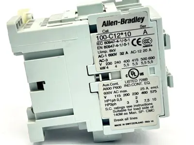Used Allen-Bradley 100-C12UD-10 PLC Contactors Michigan US | Maverick Industrial Sales #1489893
