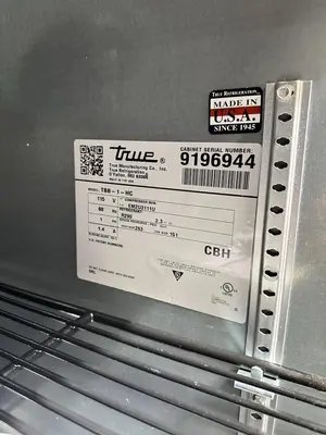 New | in-Stock TRUE TBB-1-HC Bottle Coolers Georgia US | Southeast Equipment Sales #1186514