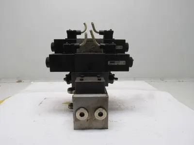 Denison 4D01 35 208 0302 00A 1G 0Q 327 Hydraulic Valve Bank Assembly W/ Manifold