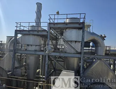 USED DAVENPORT 11X70 ROTARY STEAM TUBE DRYER