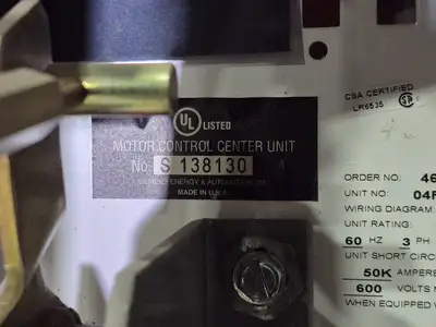 USED SIEMENS HHJD63F400