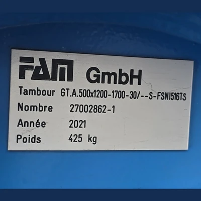 NEW 2019 FAM GMBH GT.A.630X1200-1800-100/--S--STL2220TS