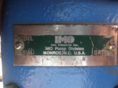 USED SULZER BINGHAM 3X6X9C MSD