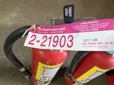 Used _UNKNOWN_ _UNKNOWN_ Fire Extinguishers Michigan US | Miedema Asset Management Group #1487853