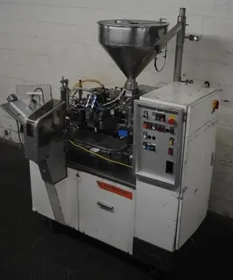 Norden model NM620HA Hot Air Automatic Tube filler and sealer -