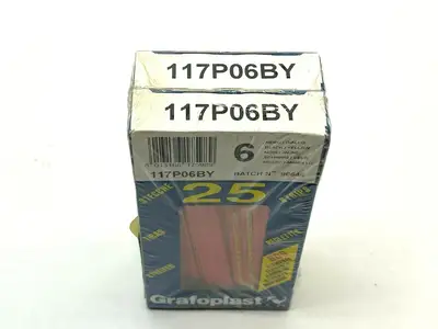 New | in-Stock Grafoplast 117P06BY Blank Label Michigan US | Maverick Industrial Sales #1401835