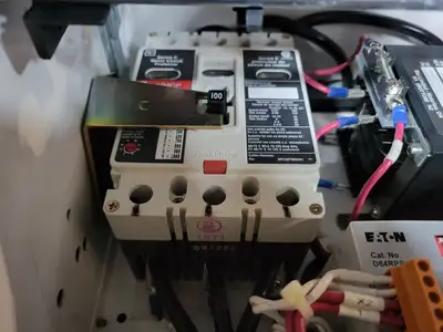 40hp, 600V, 100A, FVNR Starter, Size 3