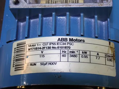 Used ABB MT71B142F130 Motors (misc) Ohio US | HGR 24 #975997