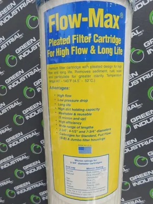 Flow-Max 5 micron Pleated Filter Cartridge New