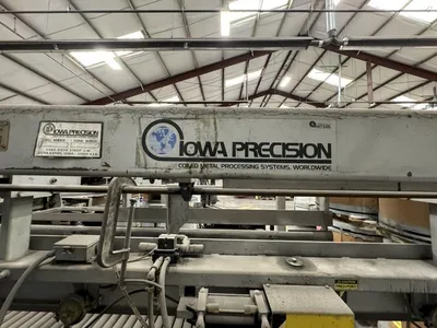 Used IOWA PRECISION UCR20M60 Cut To Length Lines Ohio US | HGR 24 #728583