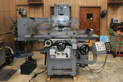 USED 1980 Okamoto ACCUGAR 124N, 1980, 3X AUTO FEEDS, AUTO IDF