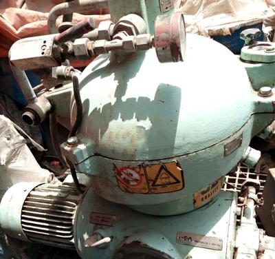 (3) Westfalia OSC 5-02-066 fuel oil purifiers, SS.