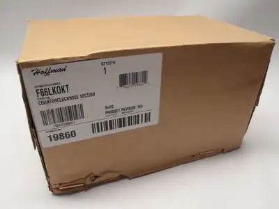 USED HOFFMAN COUNTERCLOCKWISE SECTION, ELECTRICAL ENCLOSURE