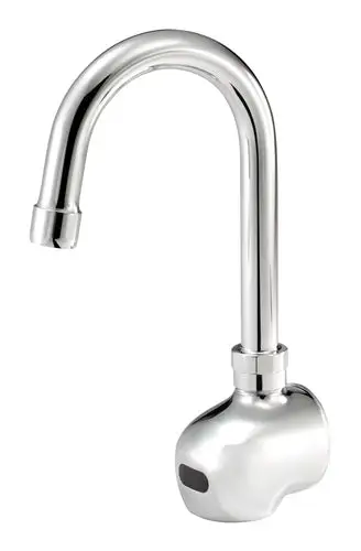 Krowne 16-190 Wall Mount Electronic Faucet - Single Hole, Gooseneck Spout