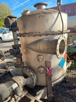 Stainless Steel Bolted Vacuum  Tank With Two 10 HP Blowers